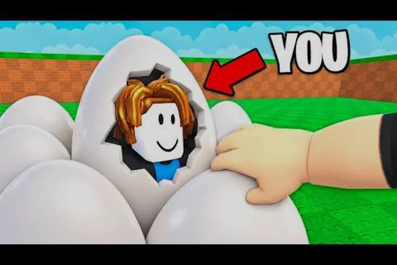 A player using a cracked Egg disguise